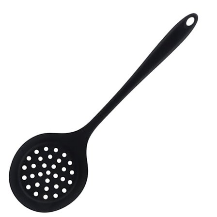 Keittiövälineet Silikoni Siivilä Kuuma Kattila Siivilä Keitto Liemi Musta