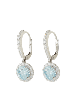 Sigrid Örhängen silver Sky Blue Dam Blå ONESIZE