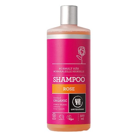 Urtekram Moisturizing Shampoo Rose 500 ml, Hår, Shampoo, Hårshampoo