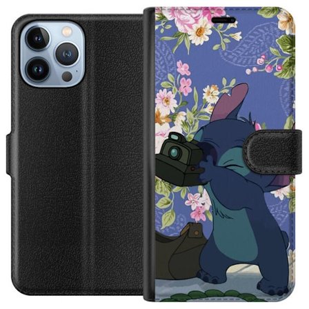 Kompatibel Tegnebogsetui til Apple iPhone 13 Pro Max Stitch med kamera
