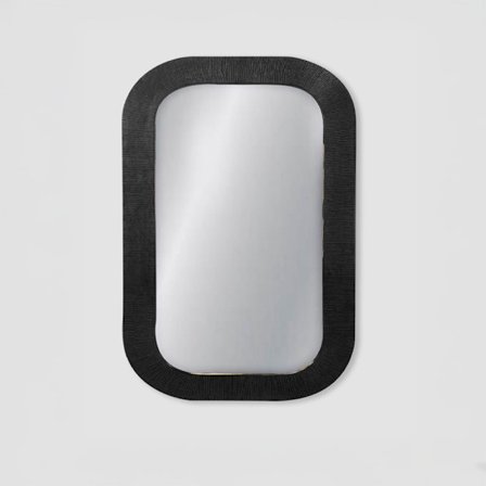 Magro 56 Spejl Sort 56X2X68Cm