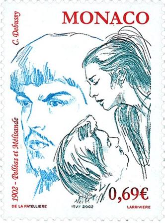 Monaco - Pelleas/Melisande - Postfrisk frimærke