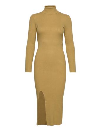 Yasbiriella Ls Rollneck Dress - Pb Dresses Cocktail Dresses Khaki Green YAS
