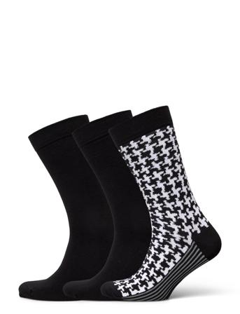 Core Ankle Sock 3P Underwear Socks Regular Socks Svart Björn Borg