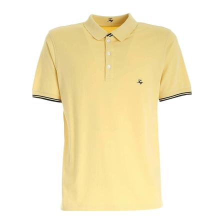 Fay T-shirt Gul, Herre Polo, Størrelse: M