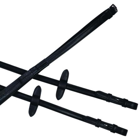 Collegiate Syntovia+ Hästgummityglar 54in Svart
