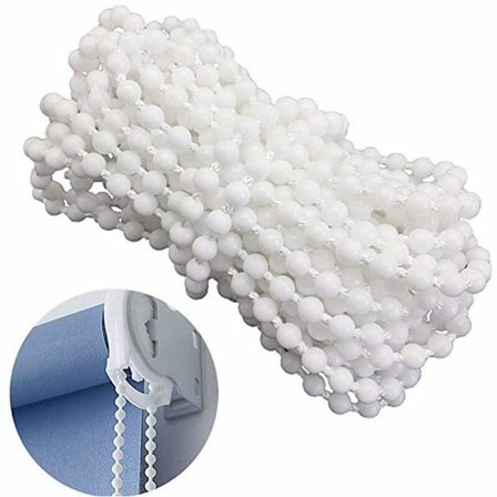 (10 meter) med 10 stik til rullegardin, perlekædesnor, vertikal persienne snor til rullegardin, reservedele, reparationstilbehør (