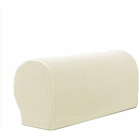 Soffarmstödsöverdrag Mjuka elastiska armstödsöverdrag Cover Halkskyddad cover - vit