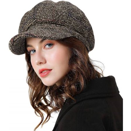 Dame Beret - Varm Vinter Beret - Egnet til 56-58 cm