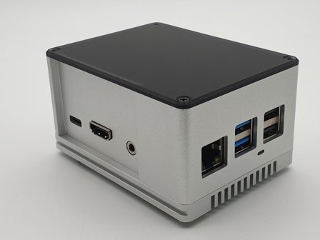 ALLNET Rock Pi - Allnet Aluminium Gehäuse ecoPI PRO HP, silber