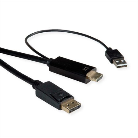ROLINE Cable, UHDTV - DisplayPort,