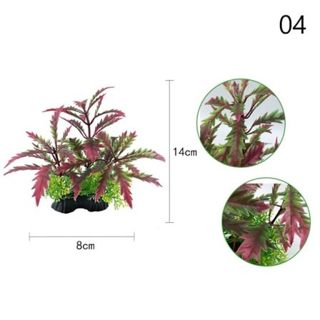 13 sorters artificiell akvariedekor s vatten ogräs prydnad Aquat