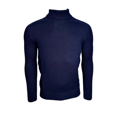 Gran Sasso, Turtlenecks Blauw, Heren, Maat:M