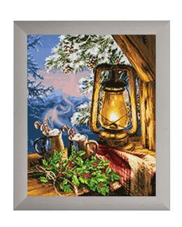 Diamond painting Joululyhty