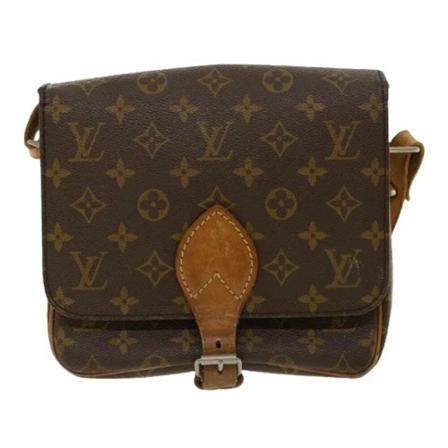 Louis Vuitton Vintage, Pre-owned Canvas louis-vuitton-bags Bruin, Dames, Maat:ONE Size