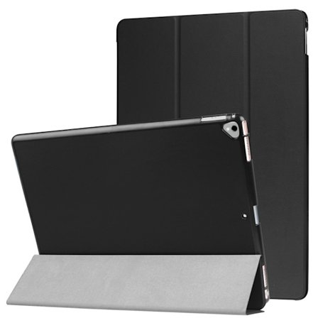 iPad Pro 12.9" (2017/2015) Slim Fit Trefoldelig Deksel - Svart