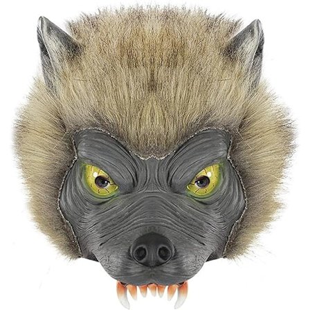 Kauhu Halloween - Susien Pääasuste Pelottava Kokopään Maski Susien Kynnet Hanskat Karvaisella Turkkilla Werewolf-Puku Eläinten Cosplay-Tarvikkeet 