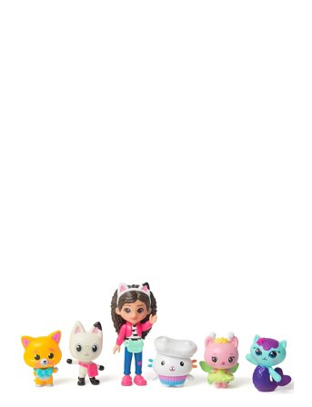 Gabby's Dollhouse Gabby's Movie Big Cat-Venture 6 Figure Giftset - Orange - ONE SIZE