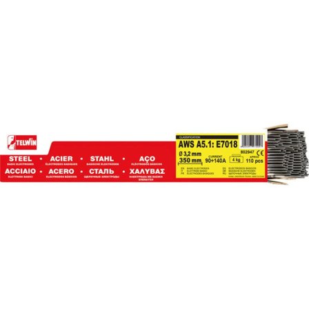Telwin 802947 Svetselektrod 3,2 mm, 4 kg, 110-pack, Svets