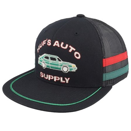 HUF - Black - trucker - Cap - Auto Supply Black Trucker - Hatstore