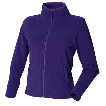Henbury Damjacka i Microfleece för Dam/Kvinna, Anti-Nopp, XXL, Lila Purple XXL