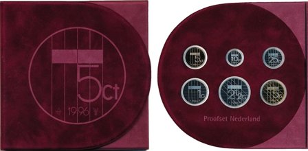 Holland 1996 - Proof møntsæt - Tema 5 cent