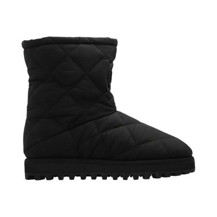 Dolce & Gabbana, Quilted snow boots Zwart, Dames, Maat:39 EU