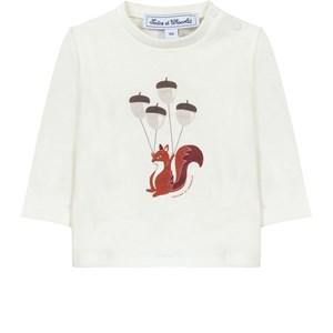 Tartine et Chocolat Cream Graphic T-shirt 18 Months - Tops - 18 months - Cream