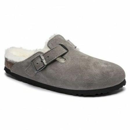 Birkenstock, Slippers Grijs, Dames, Maat:40 EU