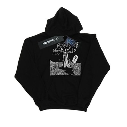 Corpse Bride Mens Marry The Dead Hoodie 4XL Svart