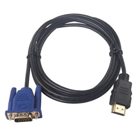 1.8/3/5/10m 1080p HDMI til VGA 15pin han kabel adapter ledning til HDTV HD LCD