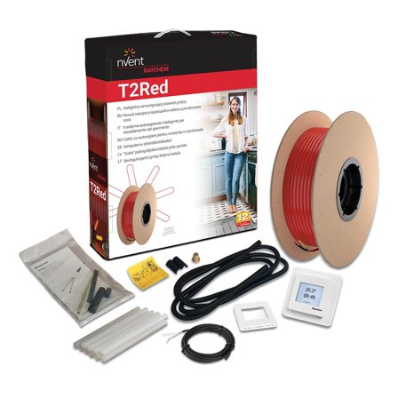 RAYCHEM R-RD-B-100M/SENZ Värmekabelpaket 10 W/m, röd 100 m, Värme