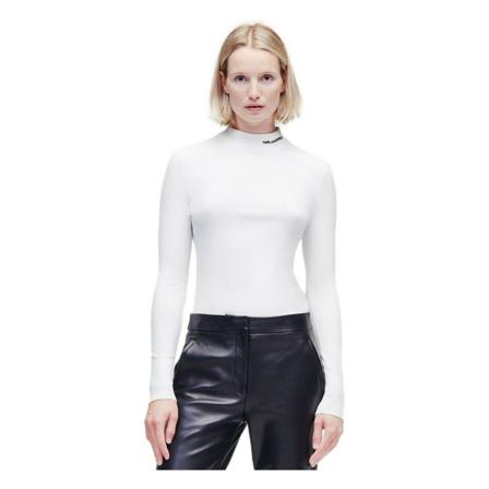 Karl Lagerfeld Turtlenecks Hvid, Dame Rullekraver