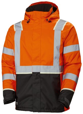 Helly Hansen Workwear UC-ME 71355_269 Vinterjacka varsel, orange/svart Varsel, Orange/Svart, Kläder