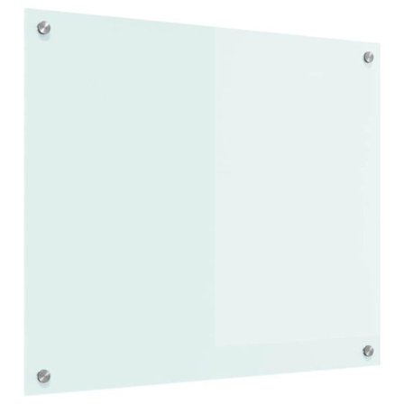Köksbänkskiva i härdat glas - vidaXL - Vit - 70x60x0,8 cm - Termoresistent - Härdat glas