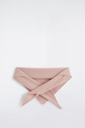 COS Men's Sciarpa A Triangolo In Cashmere in Rosa