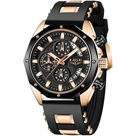 Herre-ur Mode Chronograf Rustfrit Stål Vandafvisende Analog