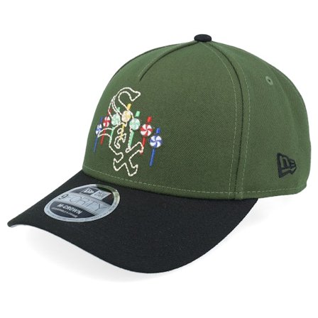 New Era - MLB Green adjustable Czapka Z Daszkiem - Chicago White Sox City Feature M-Crown Green/Black A-frame Adjustable @ Hatstore