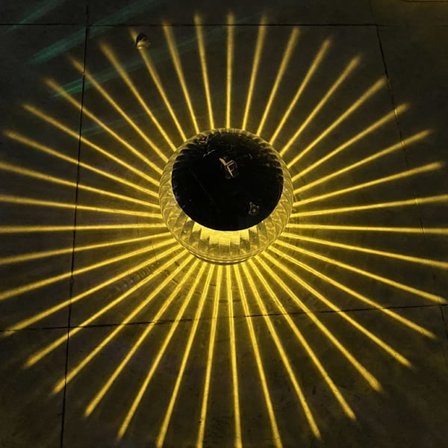 Solcelledrevet flydende pool lys IP44 vandtæt solcelledrevet dam glød kugle lys LED glød kugle lampe dekoration (varmt lys)