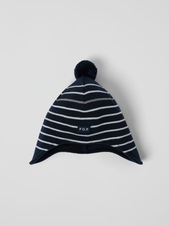 Polarn O. Pyret - Windproof fleece lined hatwool blend - 48|50 - Childrenswear - blue