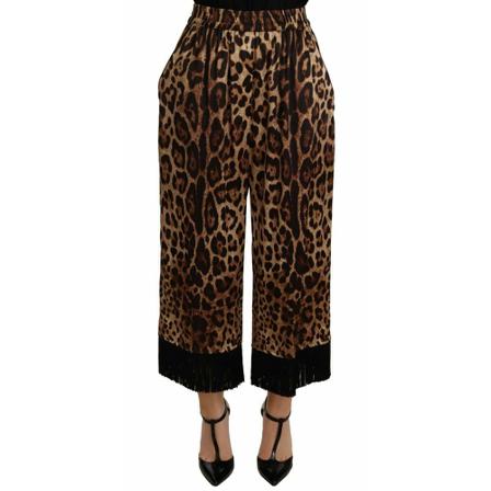 Dolce & Gabbana Wide Bukser Brun, Dame Bukser