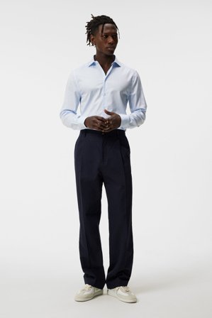 J.Lindeberg - Non-iron Twill Superslim Shirt - Fashion - Blue - Men - 38