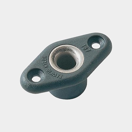 Ronstan Lingenomföring max 7mm. Djup 14mm. Skruvas