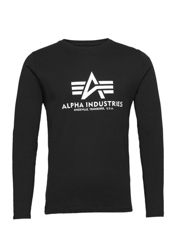 Alpha Industries Basic Longsleeve Bl - Black - M