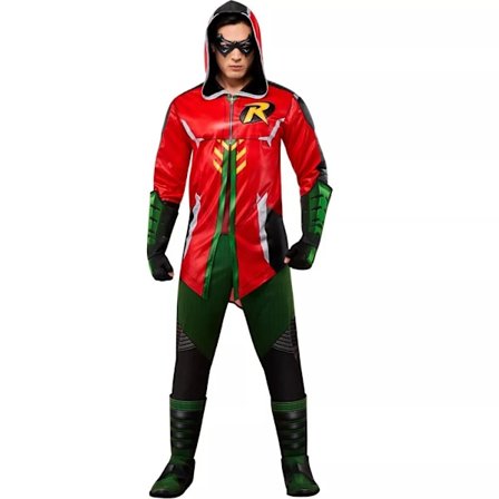 DC Comics Deluxe Robin Kostym S Flerfärgad