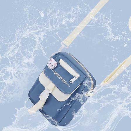 Nylon Student Girls Messenger Bag