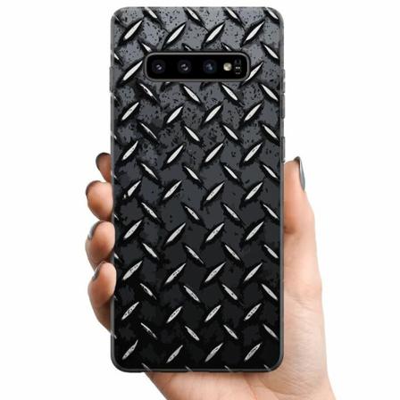 Samsung Galaxy S10 Tpu Mobilskal Metalliskt Mönster