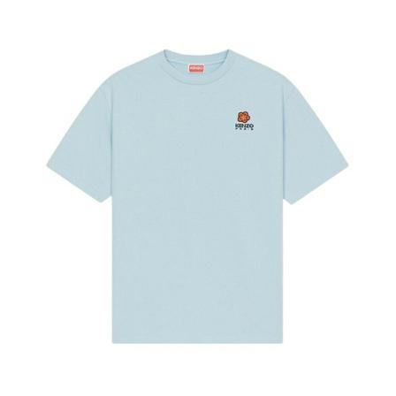 Kenzo Boke Flower Crest cotton T-shirt Blå, Herre T-shirts