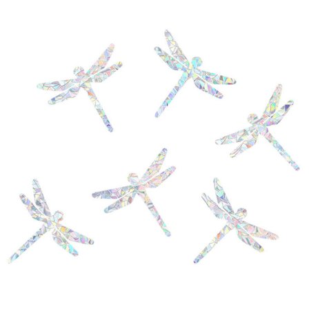 6 kpl Sateenkaari-aurinkosieppari Ikkunatarroja Törmäyksenesto Lintujen Karkotustarrat