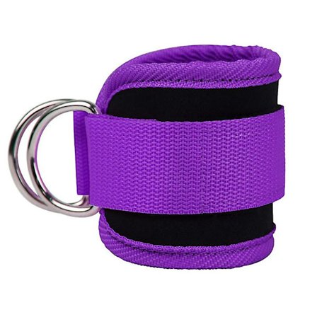 Ankelrem for Kabelmaskiner - Polstret Treningsmansjett for Kickbacks og Glute-Trening